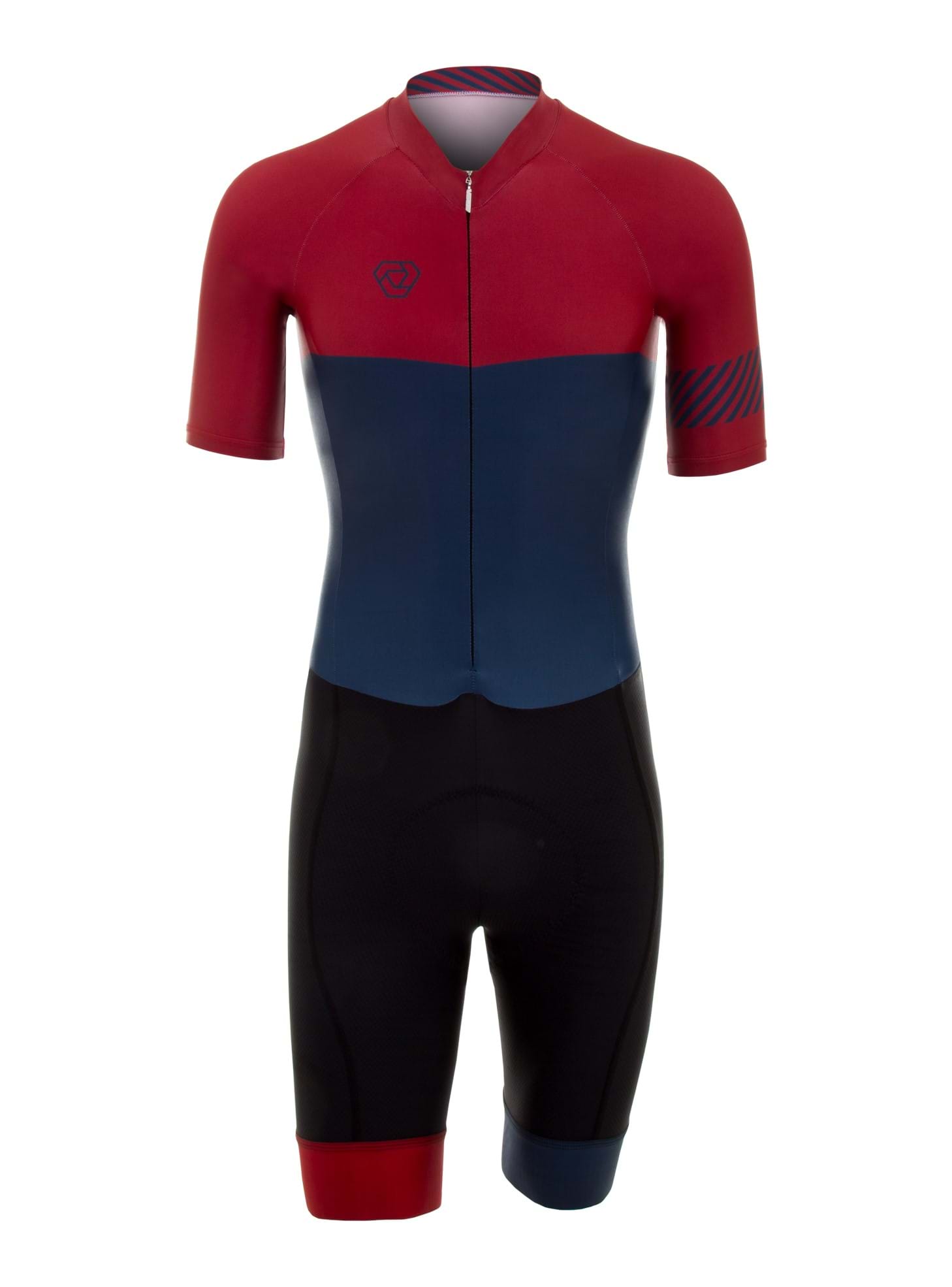 Verge Sport Classic Speedsuit Short Sleeve Cycling Race Skinsuit 3/4 Zipper